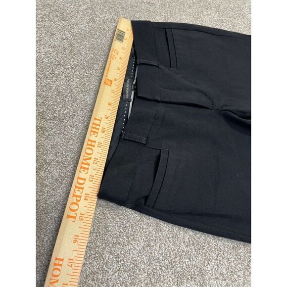 Banana Republic womens sloan solids pants sz 0P black stretch trouser career - Picture 9 of 12